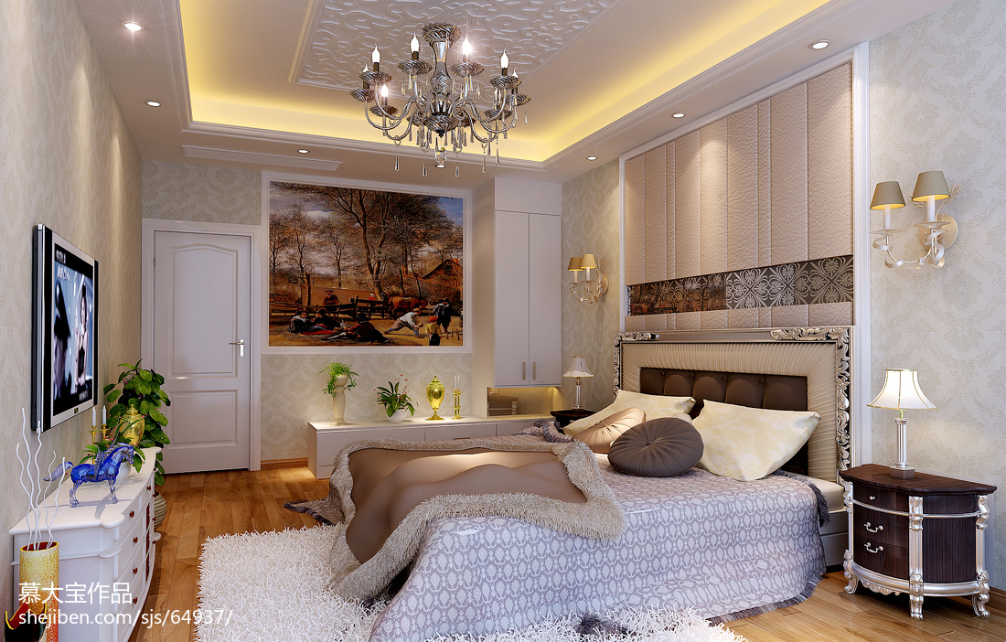 兒童房吊頂裝修燈效果圖 &ndash; 設計本裝修效果圖